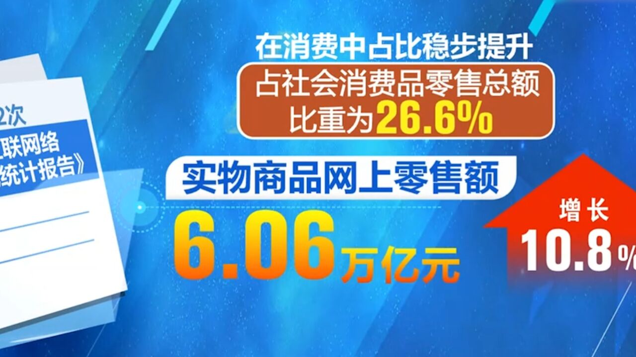 第52次《中国互联网络发展状况统计报告》发布,网购在消费增长中持续发挥积极作用