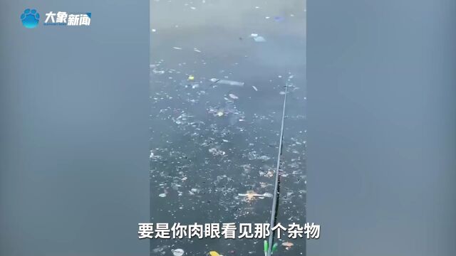 网传太原汾河上漂浮避孕套等生活垃圾,多部门回应:可能是雨水泵站排放,会调查核实