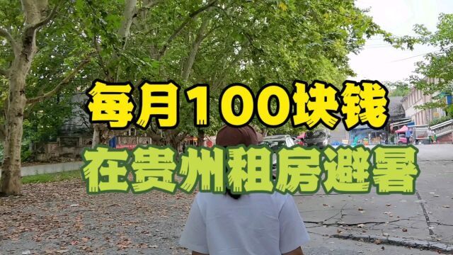 听路边商户说,这里租房子避暑一个月只需要100块钱,太划算了,而且还离贵阳市区那么近