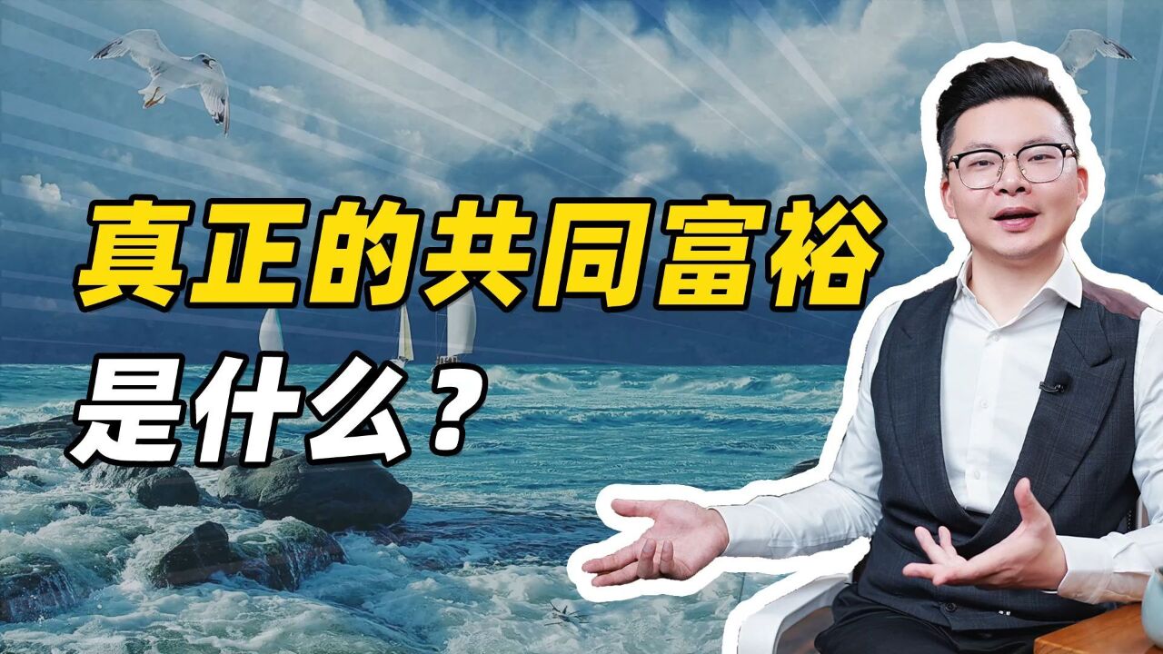 真正的共同富裕是什么?