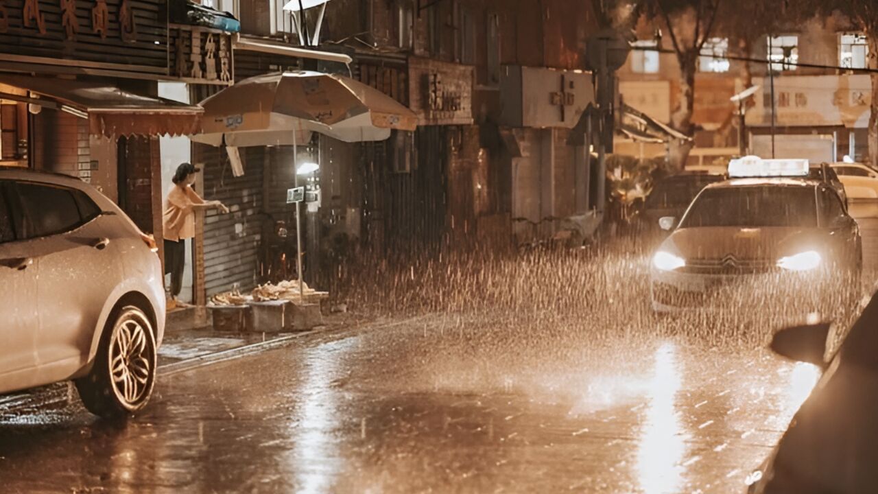 珠三角粤西今日局部大暴雨!广东江门台山开平暴雨红色预警生效中