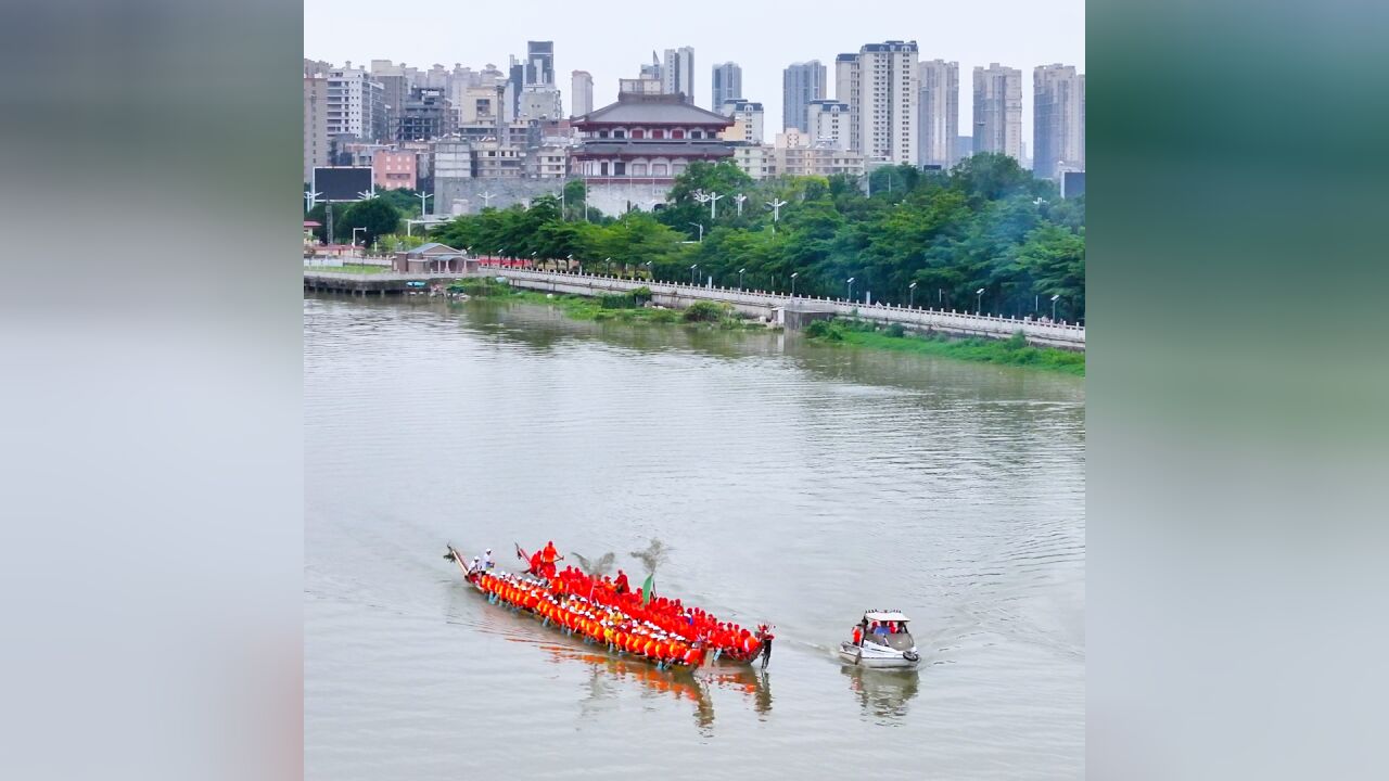 百岁龙头重出江湖,揭阳现役最年长龙舟顺水大吉