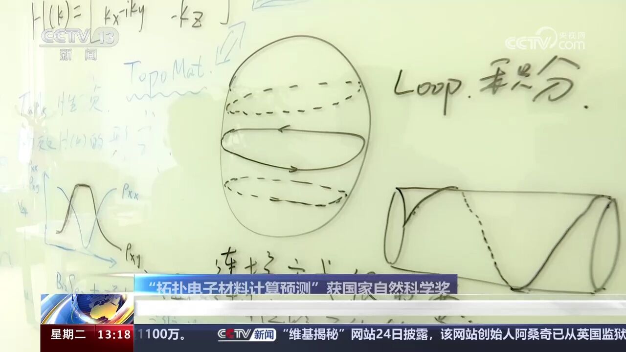 国家自然科学奖一等奖 拓扑电子材料计算预测 站在国际最前沿