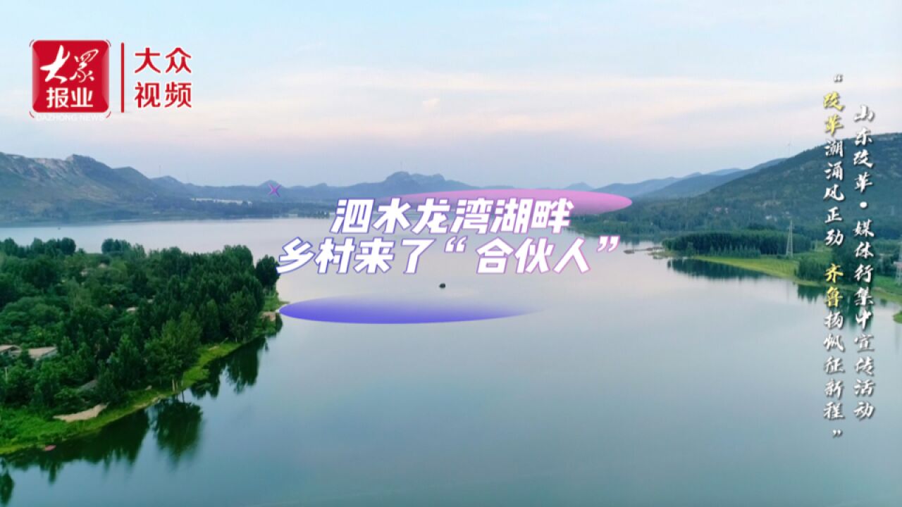 打榜山东改革新热搜|泗水龙湾湖畔,乡村来了“合伙人”