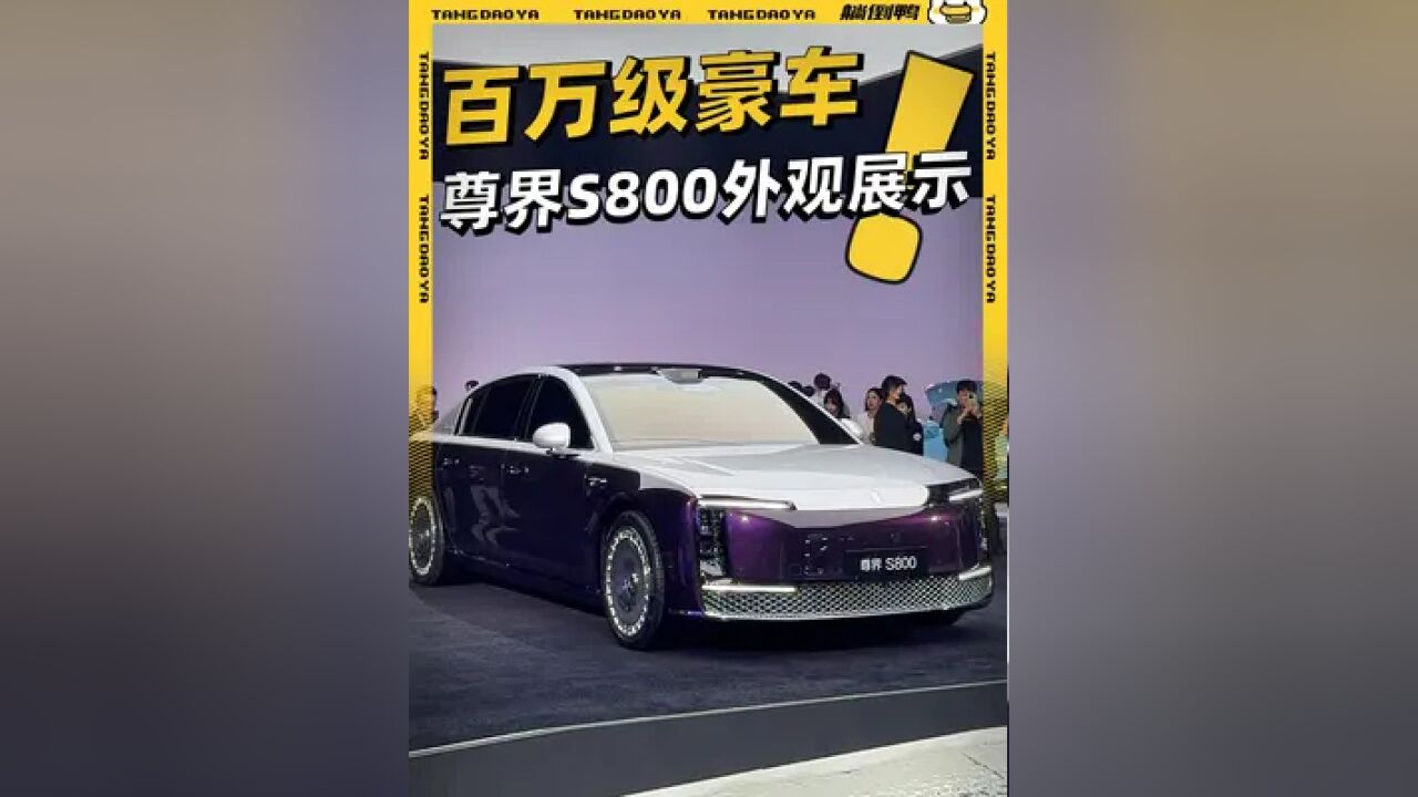 预售价100到150万!尊界S800实拍!真豪真奢……