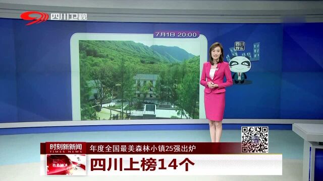 年度全国最美森林小镇25强出炉 四川上榜14个