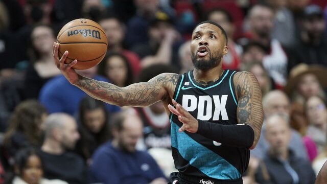 利拉德vs步行者集锦 复出砍21+6+4超远三分杀人诛心