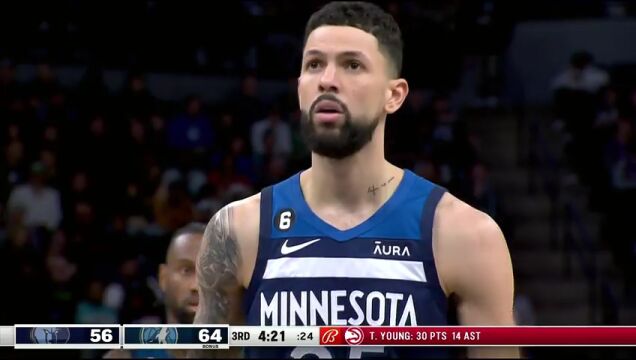 NBA常规赛：灰熊vs森林狼第3节中文解说回放