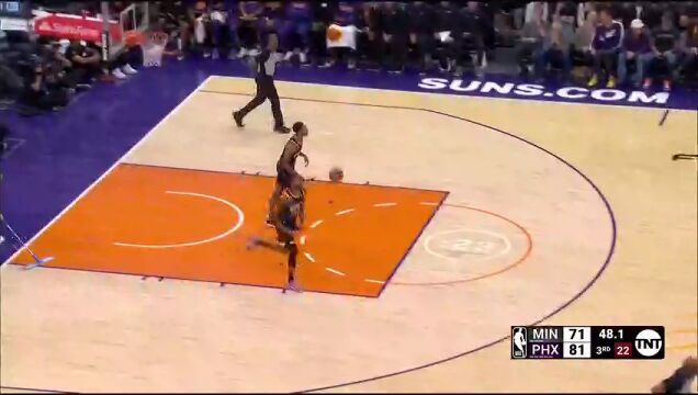 NBA常规赛：森林狼vs太阳英文原声全场回放