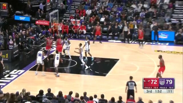 篮下1v2完美破解防守 德罗赞低位进攻秀脚步华丽打进