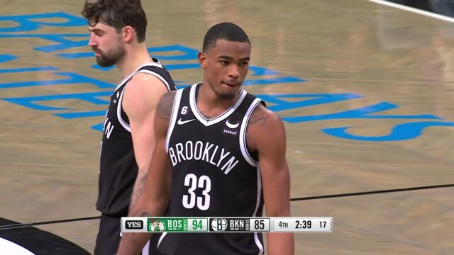NBA常规赛：凯尔特人vs篮网英文原声全场回放