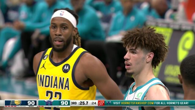 NBA常规赛：步行者vs黄蜂 英文原声全场回放