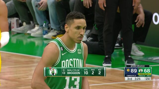 NBA常规赛：步行者vs凯尔特人第3节中文解说回放