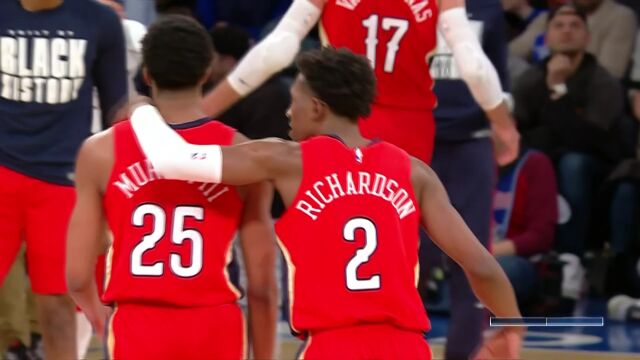 鹈鹕vs尼克斯第2节中文解说回放