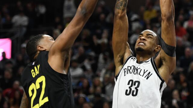 克拉克斯顿vs爵士集锦 轻取20+5正负值全场最高