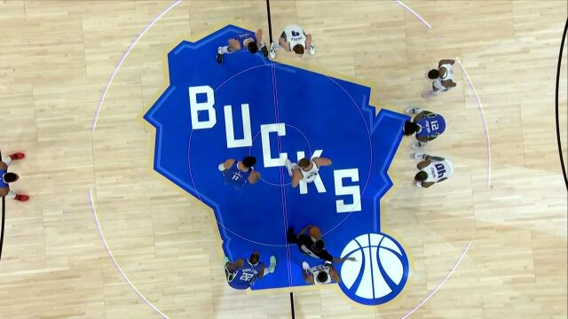 NBA常规赛：国王vs雄鹿英文原声全场回放