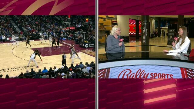 NBA常规赛：独行侠vs骑士第2节 英文解说回放