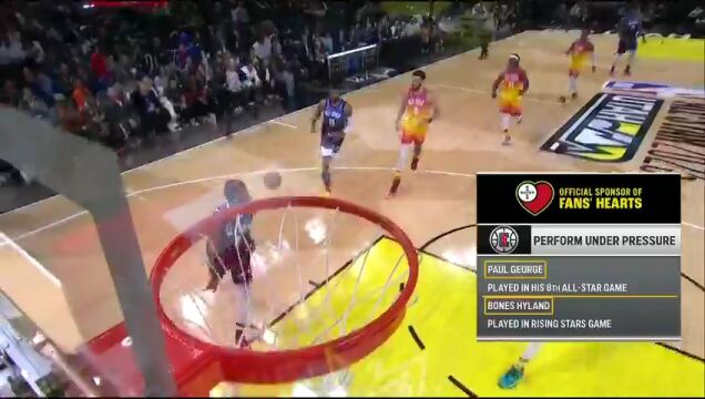 NBA常规赛：国王vs快船第3节英文原声回放
