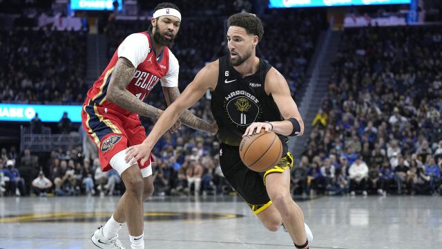 汤普森vs鹈鹕集锦 狂轰27分第三节连得11分