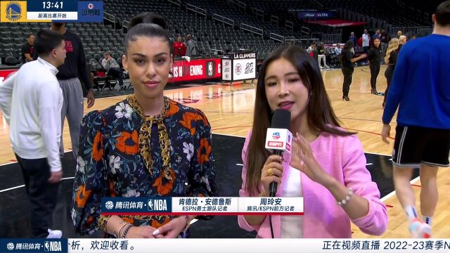 采访勇士跟队记者肯德拉：库里小佩顿将在全明星赛后接受伤势评估