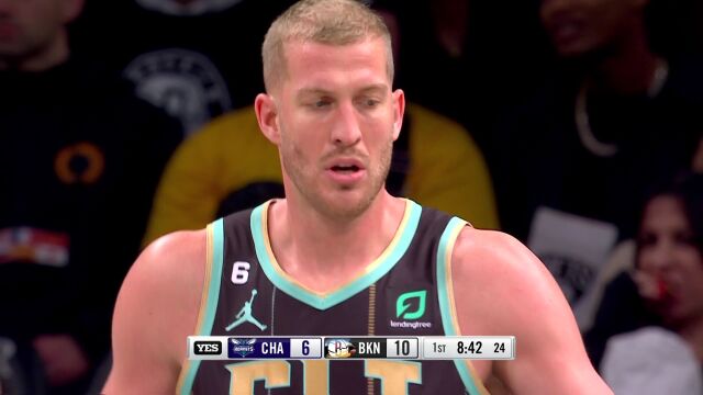 NBA常规赛：黄蜂vs篮网第1节中文解说回放