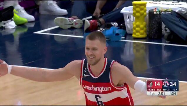 NBA常规赛：开拓者vs奇才中文解说全场回放