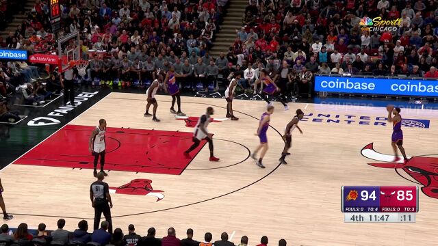 庄神抢断佩恩 多森姆反击上篮打进2+1