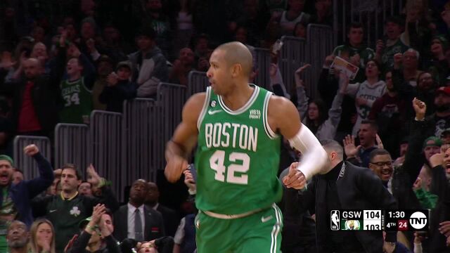 勇士118-121凯尔特人 绿军加时赛险胜勇士