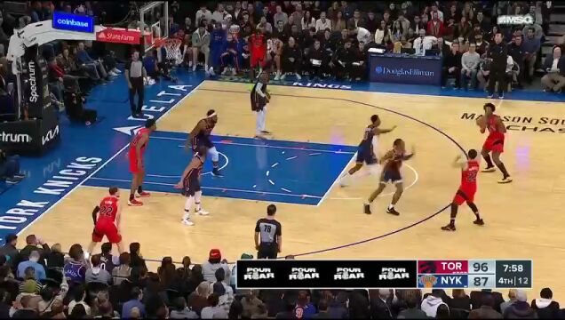 NBA常规赛：猛龙vs尼克斯第4节中文解说回放