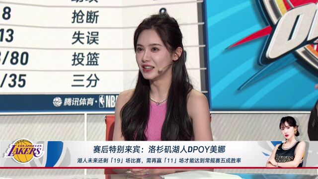 闪回时刻记录美娜直播胜率 洛杉矶湖人DPOY实锤