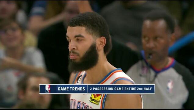 NBA常规赛：开拓者vs雷霆第4节英文原声回放