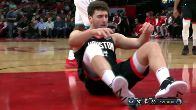 黄蜂vs火箭第4节英文原声回放