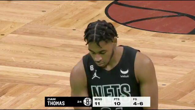 NBA常规赛：篮网va凯尔特人第3节中文解说回放