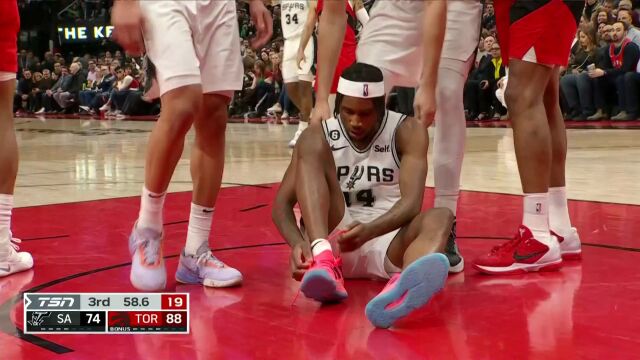 NBA常规赛：马刺vs猛龙中文解说全场回放