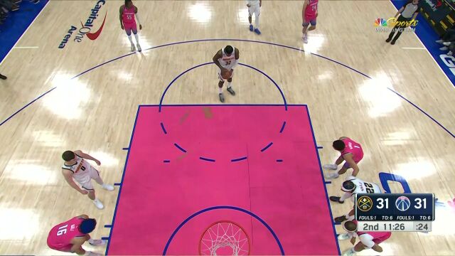 掘金vs奇才第2节中文解说回放