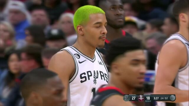 NBA常规赛：马刺vs火箭英文原声全场回放