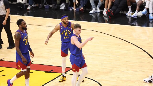 掘金vs热火G3演播室解说集锦 布劳恩初生牛犊不怕虎