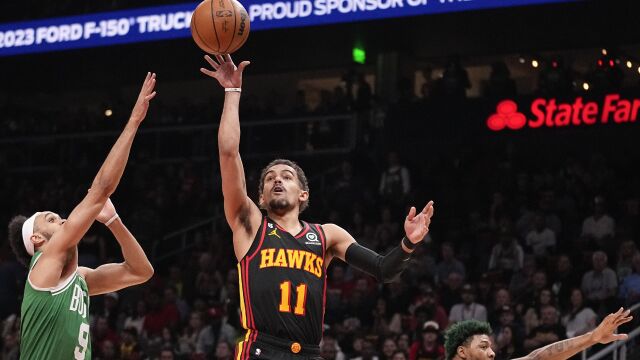 特雷杨vs凯尔特人集锦 狂砍32+6无解输出率队扳回一城
