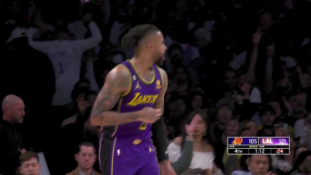 关键时刻该我站出来了 拉塞尔连续三记冷血三分杀死比赛