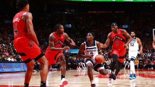 《多伦多猛龙》【原声】森林狼94-97猛龙 施罗德22分猛龙惊险取胜赢下揭幕战