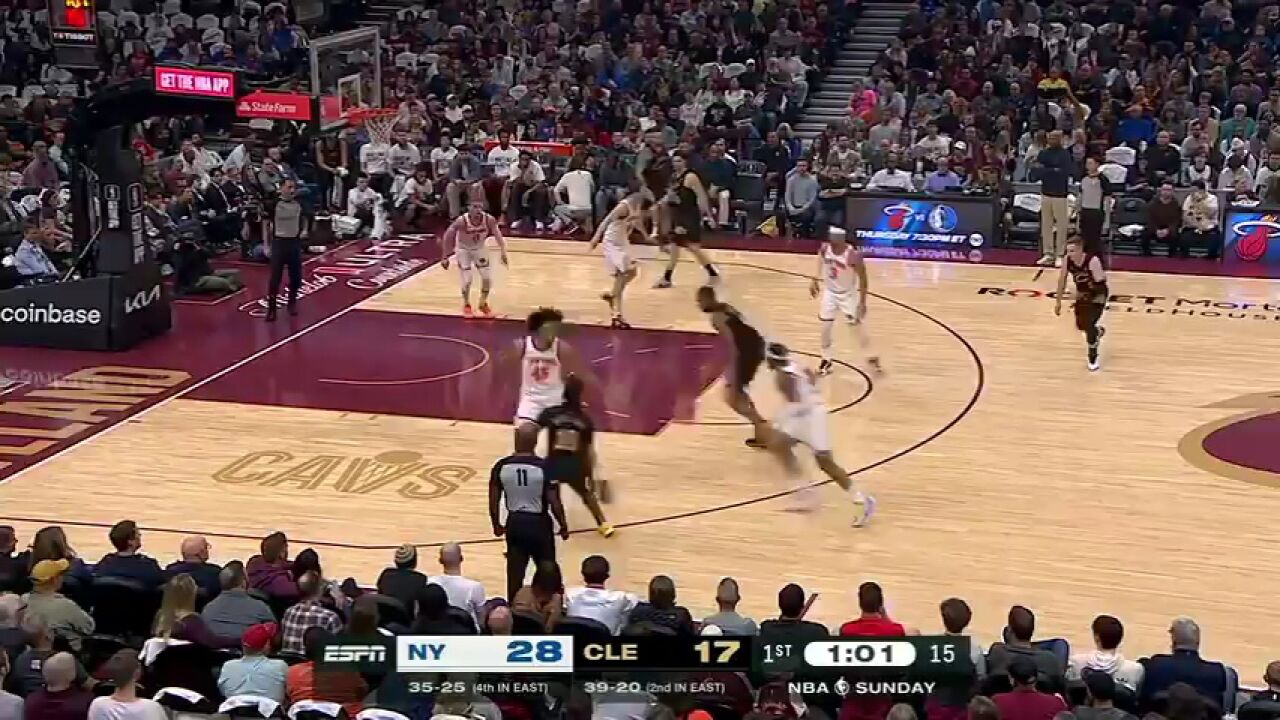 【回放】NBA常规赛:尼克斯vs骑士第1节中文解说回放