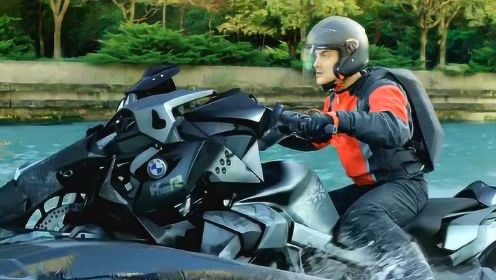 电影《幻影车神3》，印度阿三开外挂，骑着摩托上飞天入海