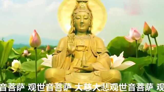 佛教歌曲《大慈大悲观世音菩萨》救苦救难,慈悲济世!