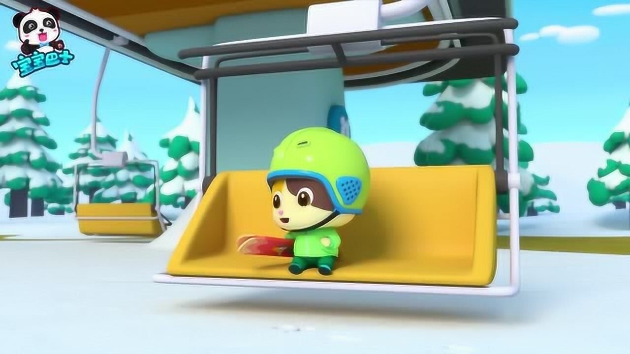 制作短视频宝宝巴士 家长自制雪地版宝宝巴士 ,拉20名小朋友在小区玩耍