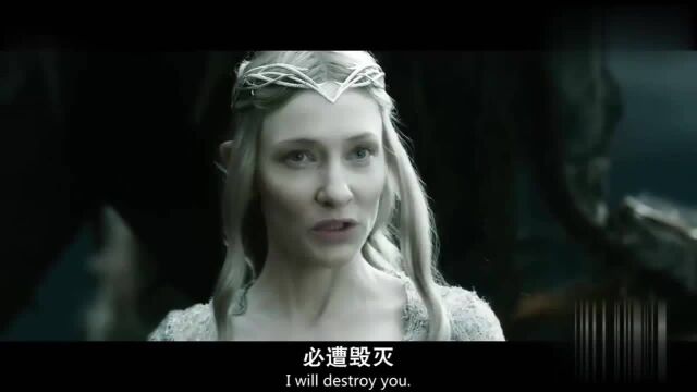 精灵女王凯兰崔尔,五军之战大战索罗,一起来看看吧