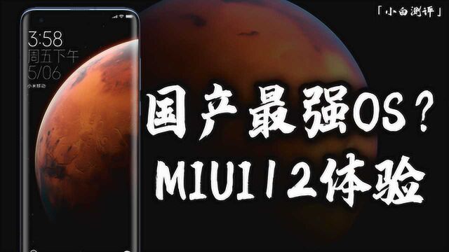 「小白测评」国产最强?小米MIUI12前期体验 60Hz体验又如何?