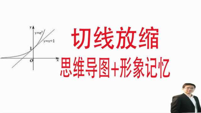 高中数学导数:常用切线放缩(思维导图+形象记忆)