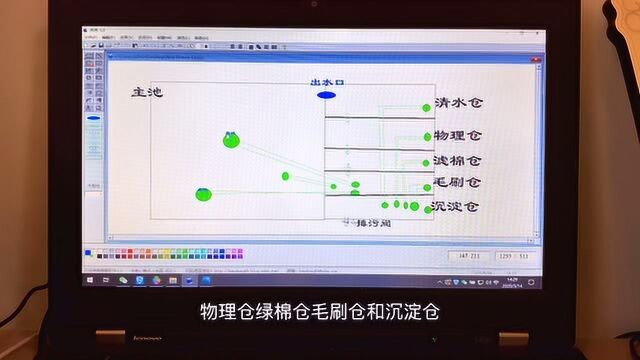 农村小伙自制假山流水过滤循环水,图稿细解说