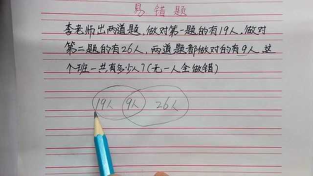 一年级易错题:求这个班有多少人?讲给一年级的孩子,太难了!