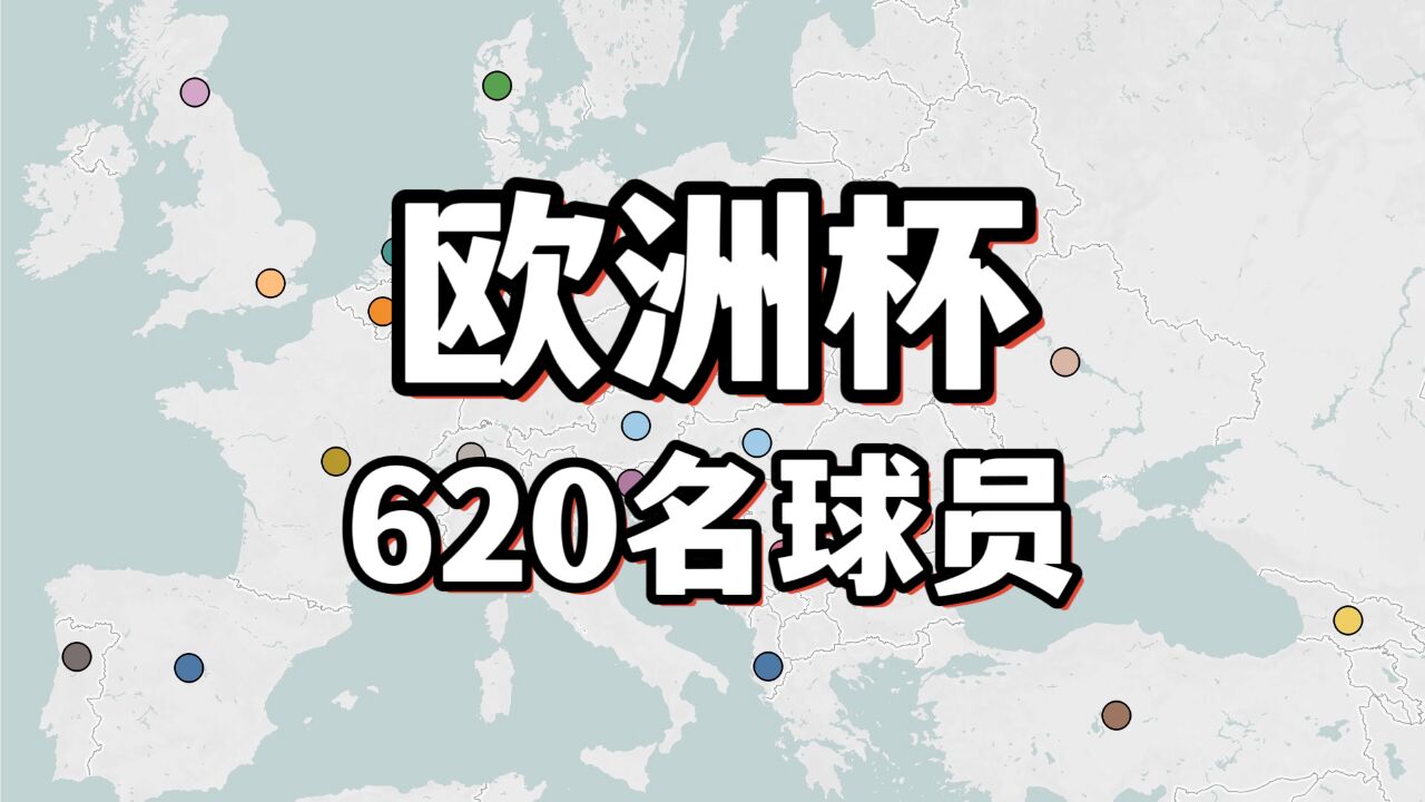 德国欧洲杯二十四队的620名球员来自于哪些联赛?